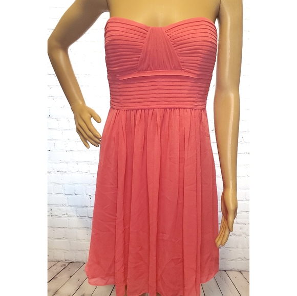 NWT BCBGMaxAzria Summer Chiffon Dress - Picture 1 of 7